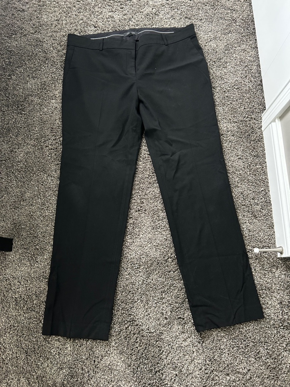 Ann Taylor Black Straight-Leg Women's Dress Pants